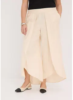 Broek cropped met split, bonprix