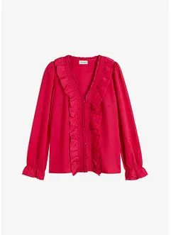 Blouse met volants, bonprix