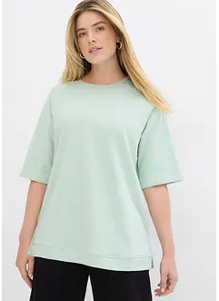Oversized sweater met splitten opzij, bonprix