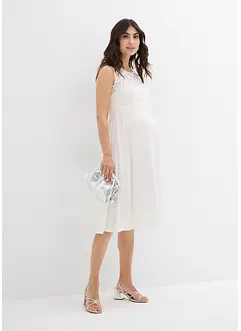 Jersey zwangerschapsjurk met kant, bonprix