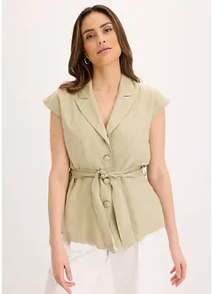 Mouwloze blazer van lyocell, bonprix