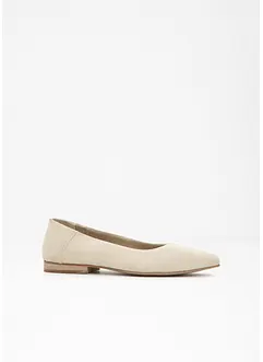 Leren ballerina's, bonprix