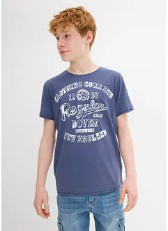 Jongens T-shirt (set van 2) van biologisch katoen, bonprix