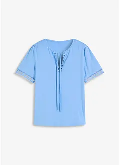 Shirt tuniek met kanten lint, bonprix