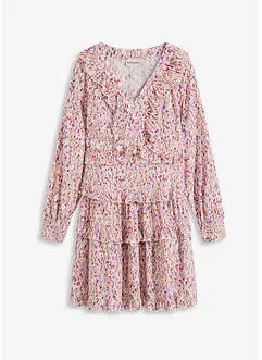 Jurk met volants, bonprix