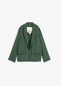 Blazer van een gestructureerde crinkle-viscosemix, bonprix