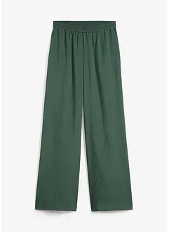 Broek van gestructureerde viscosemix, bonprix