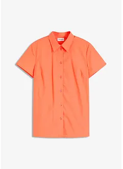 Popeline blouse met korte mouwen, bonprix