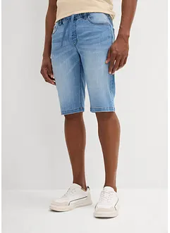 Lange lichte sweatjeans bermuda, regular fit, bonprix