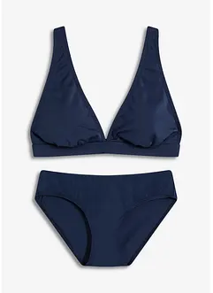 Bikini van glanzend materiaal (2-dlg. set), bonprix