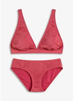 Bikini van glanzend materiaal (2-dlg. set), bonprix