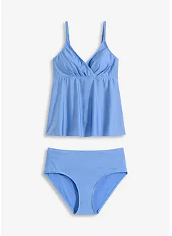 Tankini (2-dlg. set) van glanzend materiaal, bonprix