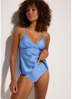Tankini (2-dlg. set) van glanzend materiaal, bonprix