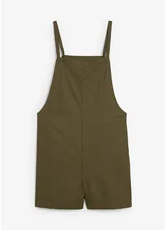 Korte jumpsuit van een luchtige linnenmix, bonprix