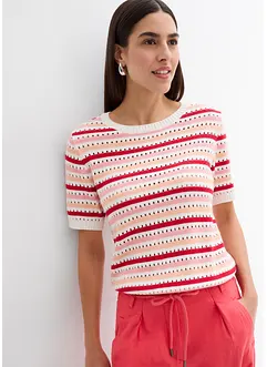 Geribd shirt met strepen, bonprix
