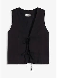 Gilet met strikken, bonprix