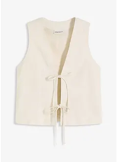 Gilet met strikken, bonprix