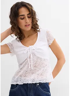 T-shirt van kant, bonprix
