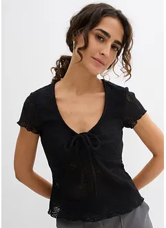 T-shirt van kant, bonprix