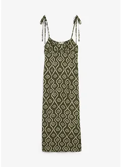 Midi jurk van soepele viscose, bonprix