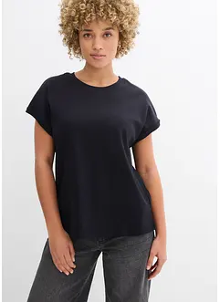 T-shirt met verlengde achterkant van zwaar katoen, bonprix
