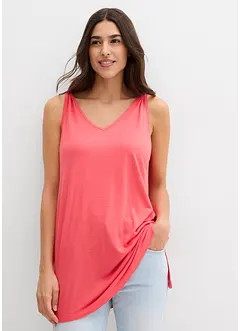 Longtop van viscose-linnen-mix, bonprix