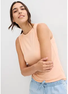 Top van zachte viscose (set van 2), bonprix