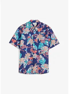 Overhemd met korte mouwen van viscose, bonprix