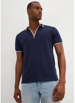 Poloshirt met V-hals, bonprix