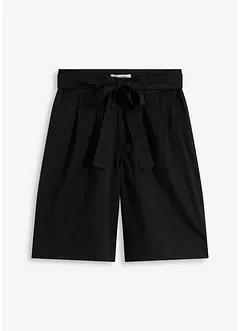 Twill short met ceintuur, bonprix