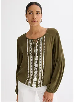 Blouse met borduursel, bonprix