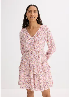 Jurk met volants, bonprix