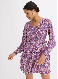 Jurk met volants, bonprix