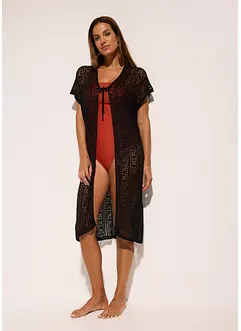 Strandkimono in gehaakte look gemaakt van viscose, bonprix