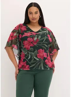 Shirt tuniek van mesh, bonprix