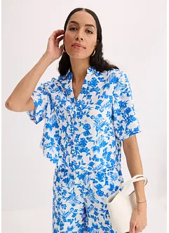 Blouse met korte mouwen van soepele viscose, bonprix