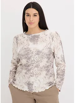 Longsleeve met structuur, bonprix