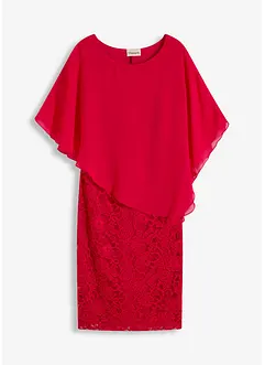 Kanten jurk met fijne chiffon overlay, bonprix