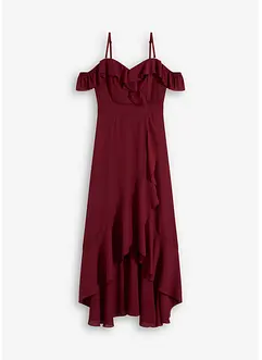 Carmen jurk met volants, bonprix