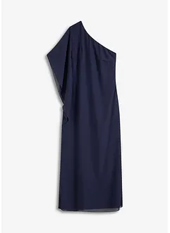 One shoulder jurk van fijn chiffon, bonprix