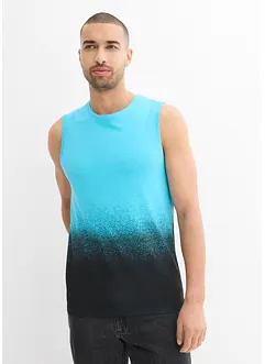 Muscle shirt met kleurverloop van biologisch katoen, slim fit, bonprix