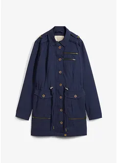 Katoenen parka in utility stijl, halflang, bonprix
