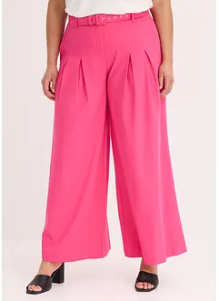 Bandplooibroek met riem (2-dlg. set), bonprix