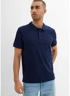 Piqué poloshirt (set van 2) van puur biologisch katoen, bonprix