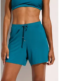 Strandshort van een soepele viscosemix, bonprix