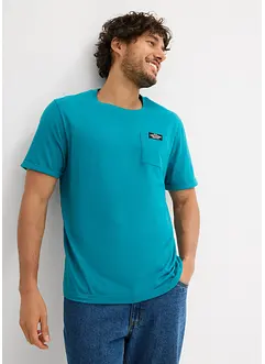 T-shirt met borstzak (set van 2) van biologisch katoen, bonprix