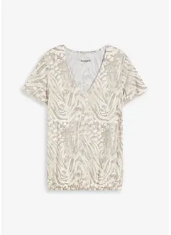 Shirt met breed elastiek, bonprix