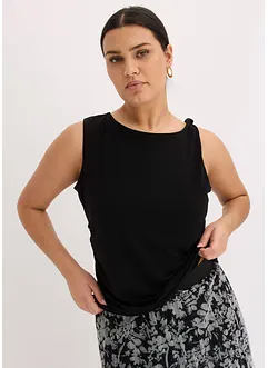 Jersey top met twist, bonprix