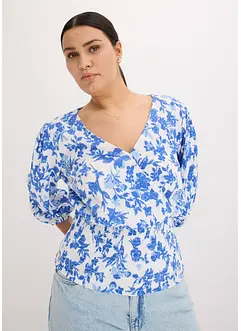 Gesmokt shirt, bonprix