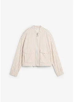 Bomberjack in linnenlook, bonprix